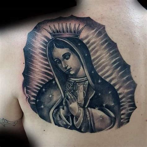 50 Tatuajes de la Virgen de Guadalupe (con el significado)