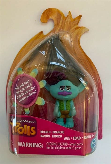 Trolls DreamWorks Branch Figure with Printed Hair With Flair | #4691052584