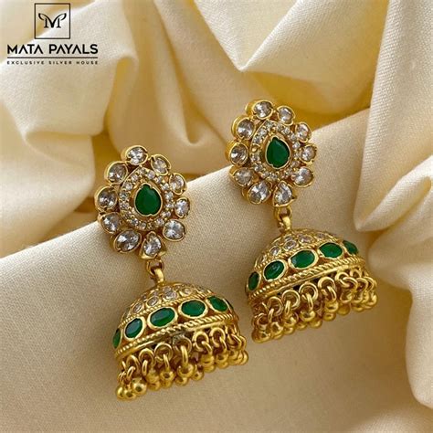 Galvanizing Gold Polish Jhumka – matapayals