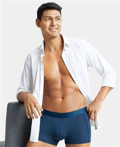 Buy Tencel Micro Modal Cotton Elastane Solid Trunk with Natural ...