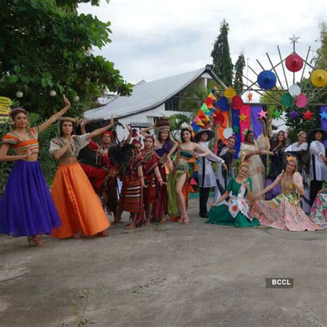 Miss Earth 2013 contestants at Golden Sunset Resort