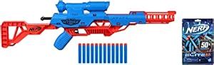 Nerf Elite 2.0 50-Dart Refill Pack Alpha Strike Wolf Lr-1 Blaster with ...