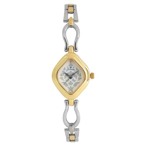 Buy Online Titan Quartz Analog White Dial Stainless Steel Strap Watch ...