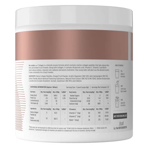 Buy HealthKart HK Vitals Skin Radiance Collagen Powder - Watermelon ...