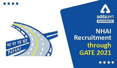NHAI RECRUITMENT 2022, Apply for 11 Young Professionals (Tech) through GATE