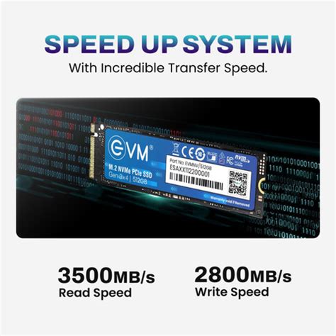 EVM EVMNV 512 GB All in One PC's, Desktop, Laptop Black PCIe NVMe ...