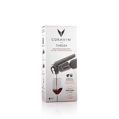 Sistema de conservacion de vino Coravin Timeless Three+, con accesorios ...