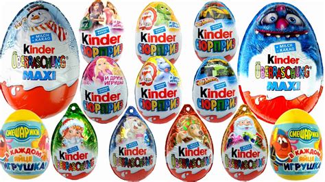 26 surprise eggs kinder surprise maxi chocolate egg with toy inside 2 ...