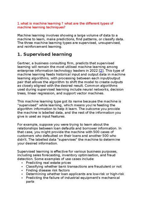 Machine Learning ESA notes - 1 is machine learning? what are the ...