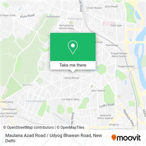 How to Get to Maulana Azad Road / Udyog Bhawan Road in Delhi by Bus ...