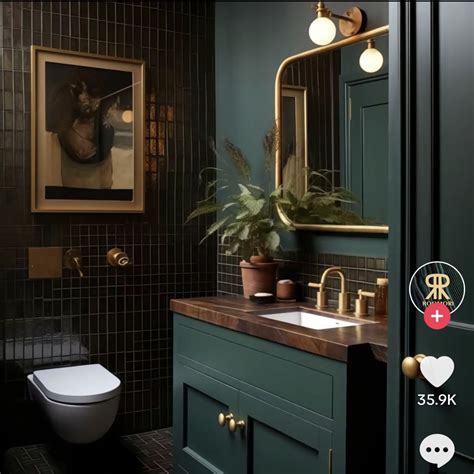 Dark Green Bathroom Ideas Pinterest
