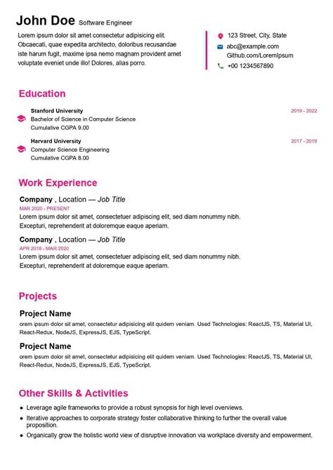 Resumez - Free Drag & Drop Resume Builder