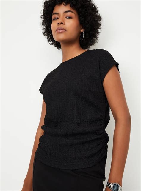 Buy Women Textured Knit Blouse Online at just Rs. 699.0 - 1000014358381 ...