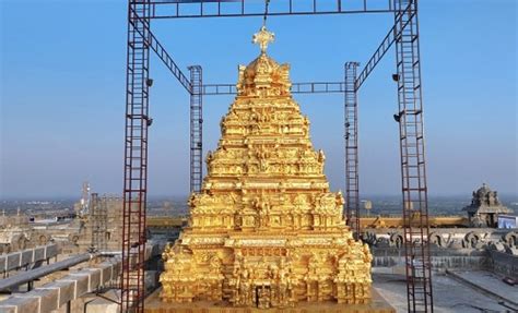 Mantra Gold Coatings Installs World's Largest Gold-Plated Vimana ...