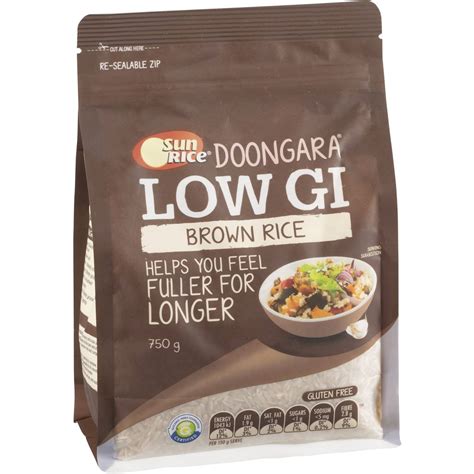 Sunrice Brown Rice Low Gi 750g | Woolworths