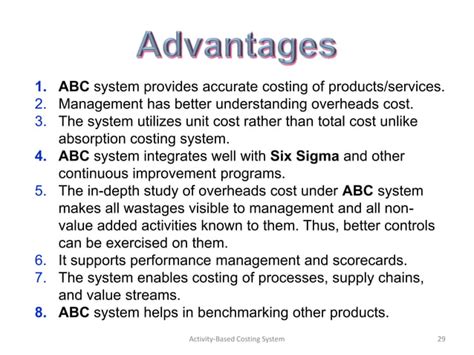Image result for Activity-Based Costing System Example