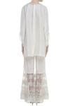 Buy Rococo White Embroidered Kurta Sharara Set Online | Aza Fashion.