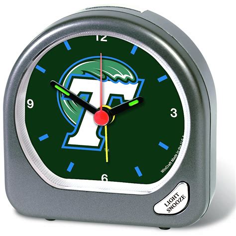 NCAA Tulane Green Wave Alarm Clock : Amazon.in: Home & Kitchen