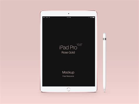 Free Apple iPad Pro 10.5 Inches Tablet PSD Mockups - Good Mockups