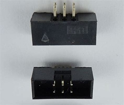 Generic 10 Pcs Box Header 6 Pin 2x3P 2.0mm Pitch Male Shrouded PCB ...