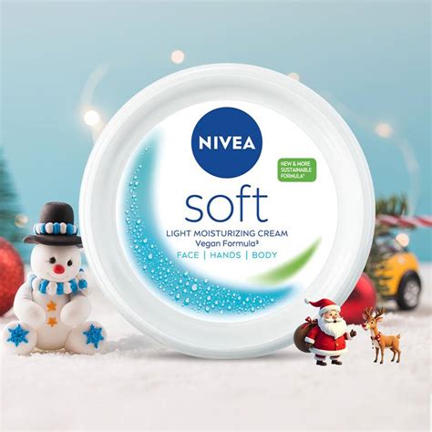 NIVEA Soft Light Moisturizer for Face, Hand & Body, Non-Sticky Cream ...