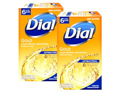 Amazon.com : Dial Antibacterial Soap Bar, Gold, 6 Count (Pack of 2 ...