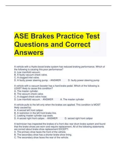 ASE Practice Questions 的图像结果