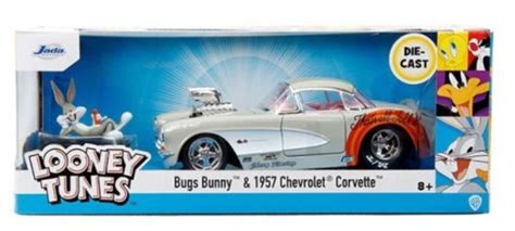 Bugs Bunny with 1957 Chevrolet Corvette -Looney Tunes - Jada 1/24 scal ...