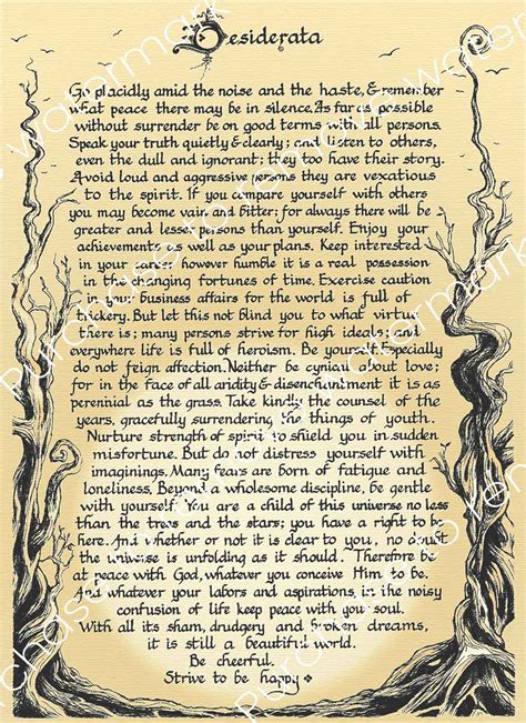 Desiderata Printable Version Free | Fanny Printable