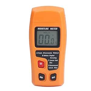 Yosoo High Accuracy Wood Moisture Meter, 4 Modes Orange Moisture ...