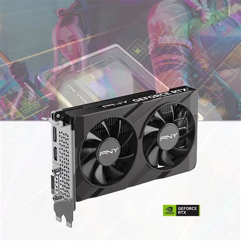 كرت شاشة GeForce RTX™ 3050 6GB VERTO™ من PNY