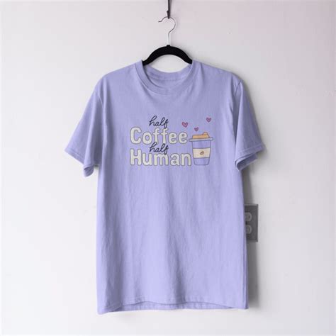 Half Coffee Half Human Oversized T-shirts – Cute Stuff Co.