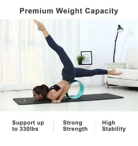 Buy Yoga Wheel - [Pro Series] Strongest & Most Comfortable Dharma Wheel ...