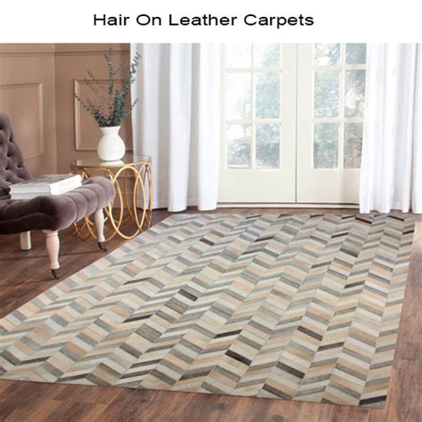 Hair On Leather Carpets - Indian Hair On Leather Carpets Exporter from ...