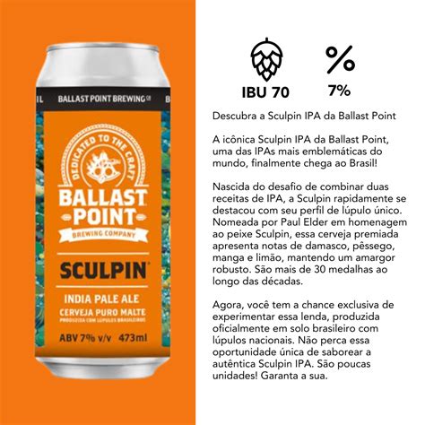 Ballast Point Sculpin – West Coast IPA - 6 Latas - Prussia Bier - Loja ...