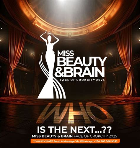 Miss Beauty & Brain FACE of CROKCITY 2025 Contest, Nigerian Defence ...