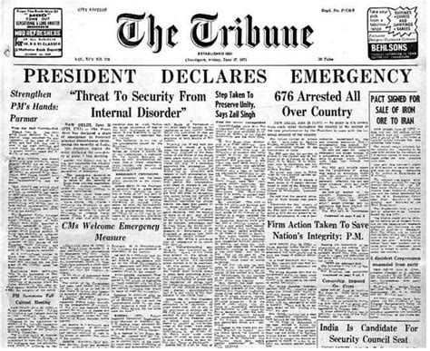 50 Years of Emergency - GS SCORE