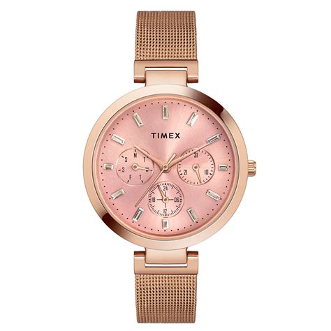 Shop Timex Fashion Womens Pink Dial Round Watch