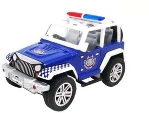 KIDZIAN Ranger Police Jeep Toy For Kids Pull Back Friction toy No ...