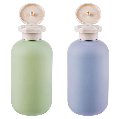 Gjinxi 2Pcs Squeeze Bottles with Flip Cap, Refillable Plastic Travel ...