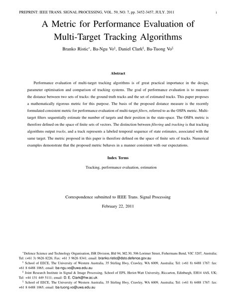 Image result for Assessing Multiple Target Tracking Algorithm Performance