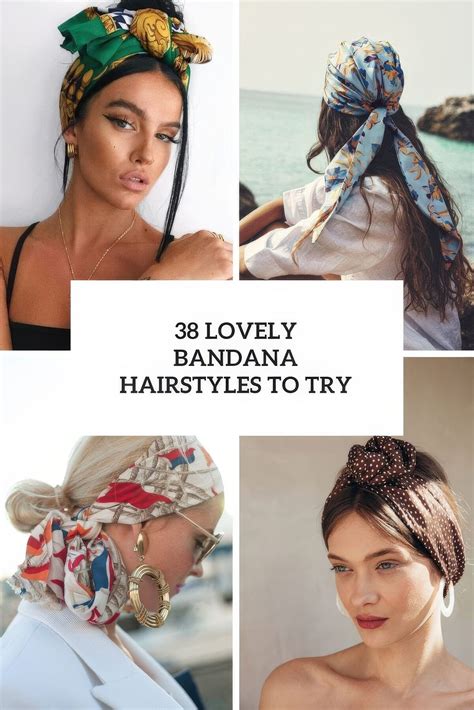 38 Lovely Bandana Hairstyles To Try - Styleoholic