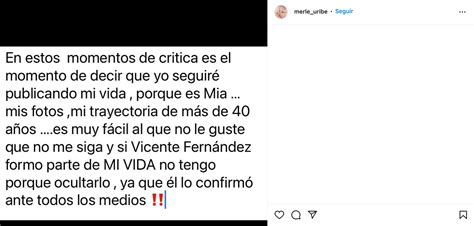 ¿Quién es Merle Uribe? La amante de Vicente Fernández que se defiende ...