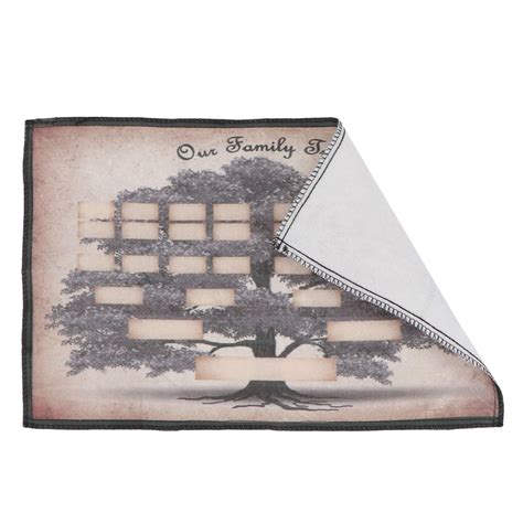 Besportble Canvas Family Tree Chart Generation Genealogy Poster To Fill ...