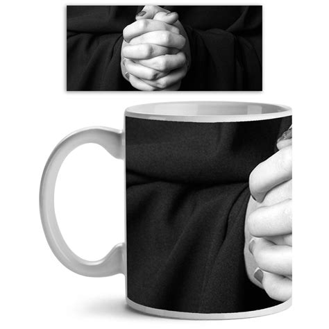 Buy ArtzFolio Womans Hands Clasped in Prayer | Ceramic Coffee Tea Mug ...