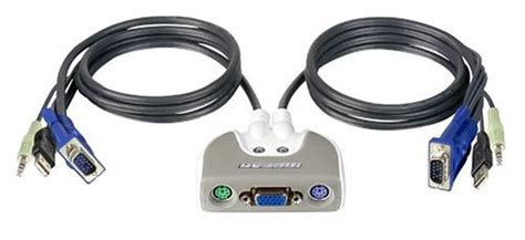 IOGEAR MiniView Micro USB Audio KVM Switch with Cables, GCS712U - Buy ...