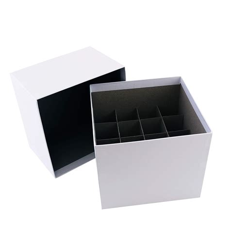 RPI Cardboard Storage Box with Lid and Cell Divider, 16 x 50 ml Tube ...