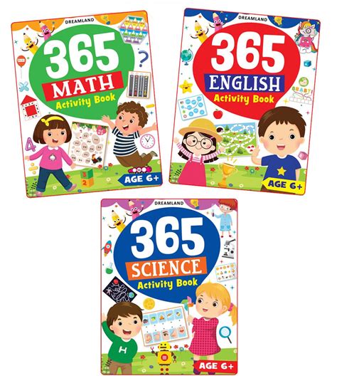 365 Activity Books Pack for Kids Age 6- 8 years - A Set of 3 Books ...