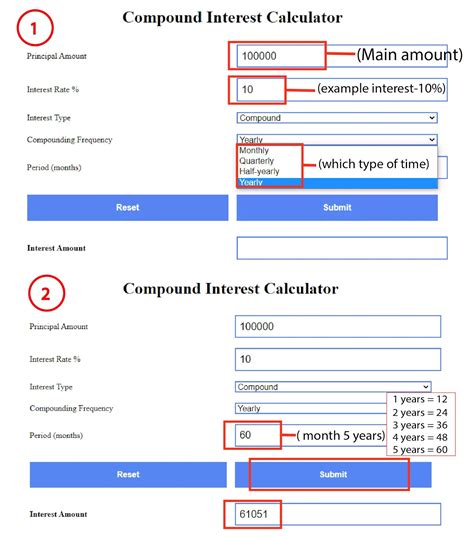 Calculating Compound Interest Calculator 的图像结果