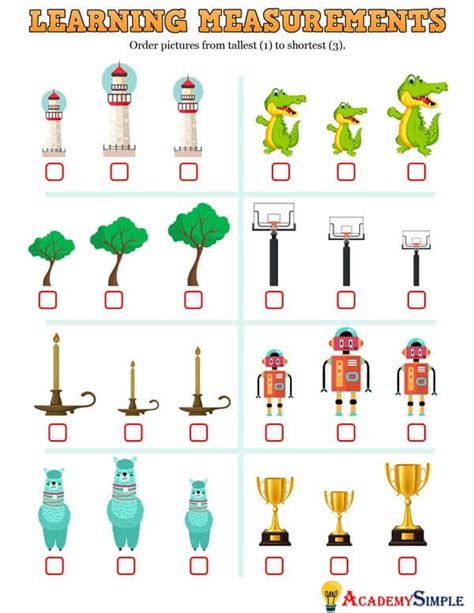 Image result for Measuring Classroom Objects Worksheet